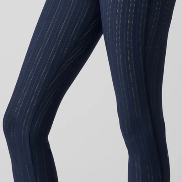 Alo yoga euphoria high waist leggings, navy blue, small - Picture 3 of 11